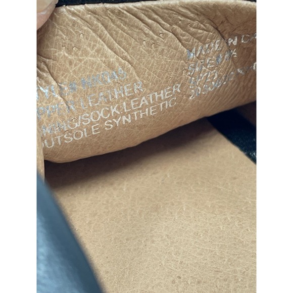 Madewell Women's Size 8.5 Slip On Open Toe Sandals Black Low Platform Wedge Heel - Picture 7 of 7